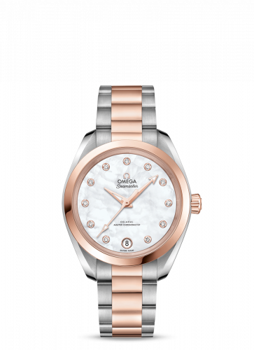 Seamaster Aqua Terra 150M Master Chronometer 34 Stainless Steel / Sedna Gold / MOP / Bracelet