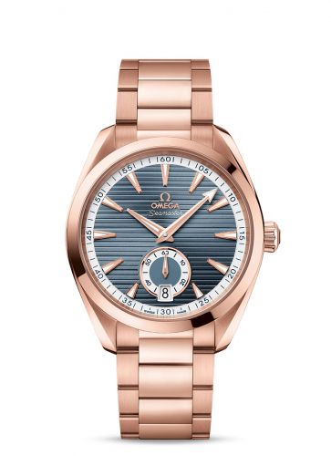 Seamaster Aqua Terra 150M Master Chronometer Small Seconds 41 Sedna Gold / Blue / Bracelet
