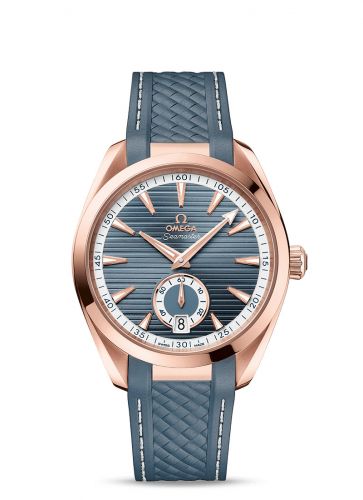 Seamaster Aqua Terra 150M Master Chronometer Small Seconds 41 Sedna Gold / Blue / Rubber