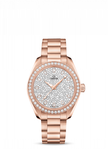 Seamaster Aqua Terra 150M Master Chronometer 34 Sedna Gold / Diamond / Snow Diamond / Bracelet