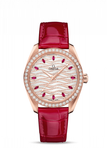 Seamaster Aqua Terra 150M Master Chronometer 38 Sedna Gold / Diamond / Wave Ruby / Alligator