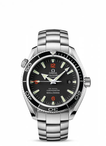 Seamaster Planet Ocean 600M Co-Axial 42 Stainless Steel / Orange Numerals / Bracelet