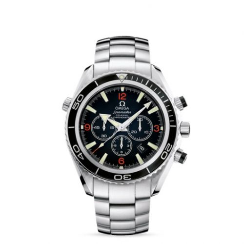 Seamaster Planet Ocean 600M Co-Axial 45.5 Chronograph Stainless Steel / Orange Numerals / Bracelet