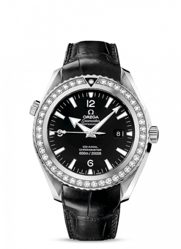 Seamaster Planet Ocean 600M Co-Axial 45.5 Stainless Steel / Diamond / Black / Alligator