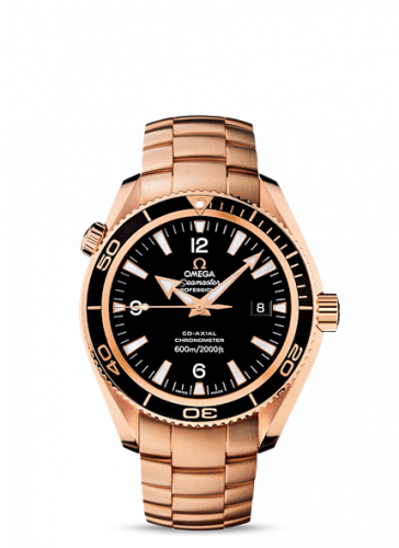 Seamaster Planet Ocean 600M Co-Axial 42 Red Gold / Black / Bracelet