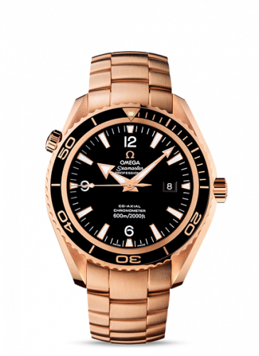 Seamaster Planet Ocean 600M Co-Axial 45.5 Red Gold / Black / Bracelet