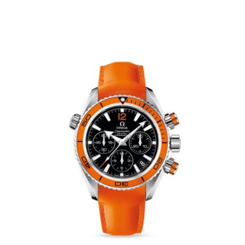 Seamaster Planet Ocean 600M Co-Axial 37.5 Chronograph Stainless Steel / Orange / Rubber