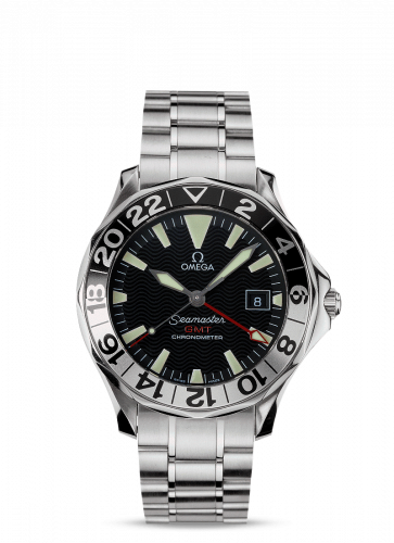 Seamaster Diver 300M Automatic 41 GMT Stainless Steel / Black / Bracelet / 50th Anniversary