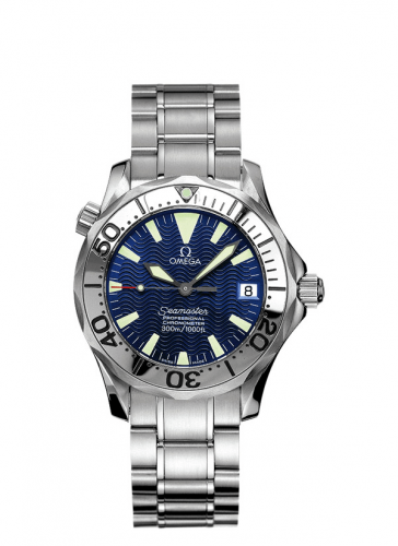Seamaster Diver 300M Automatic 36.25 Stainless Steel / Electric Blue / Bracelet