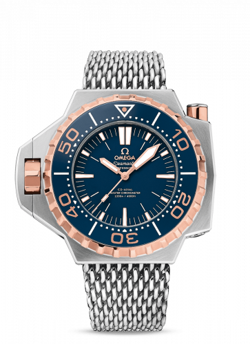 Seamaster PloProf Co-Axial Master Chronometer Titanium / Sedna Gold / Blue