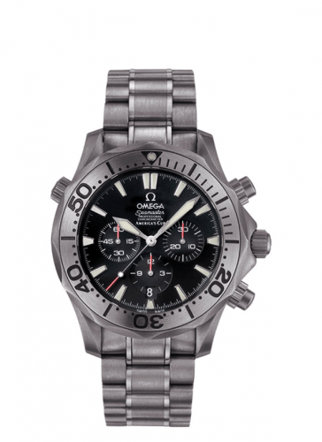 Seamaster Diver 300M Automatic 41.5 Chronograph Titanium / Black / Bracelet / America’s Cup 