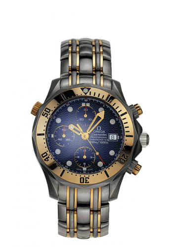 Seamaster Diver 300M Automatic 41.5 Chronograph Titanium / Tantalum / Red Gold / Blue / Bracelet