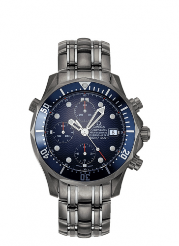 Seamaster Diver 300M Automatic 41.5 Chronograph Titanium / Blue / Bracelet