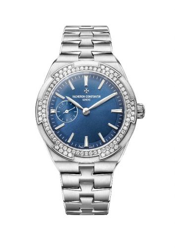 Overseas Small Stainless Steel / Diamond / Blue