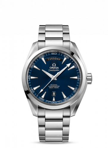 Seamaster Aqua Terra 150m Co-Axial 41.5 Day-Date Stainless Steel / Blue / Bracelet