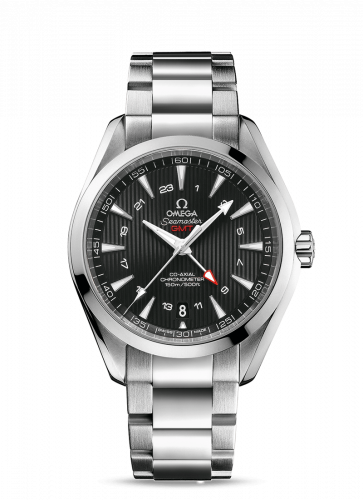 Seamaster Aqua Terra 150M Co-Axial 43 GMT Stainless Steel / Black / Bracelet