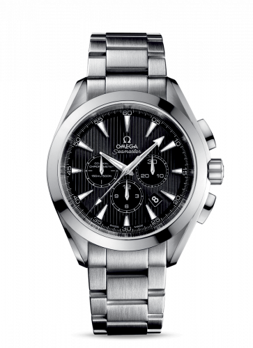 Seamaster Aqua Terra 150M Co-Axial 44 Chronograph Stainless Steel / Black / Bracelet