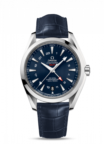 Seamaster Aqua Terra 150M Co-Axial 43 GMT Stainless Steel / Blue