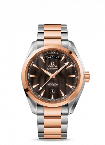 Seamaster Aqua Terra 150m Co-Axial 41.5 Day-Date Stainless Steel / Red Gold / Grey / Bracelet