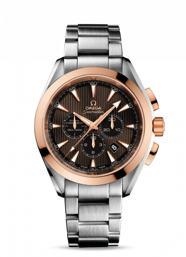 Seamaster Aqua Terra 150M Co-Axial 44 Chronograph Stainless Steel / Red Gold / Grey / Bracelet