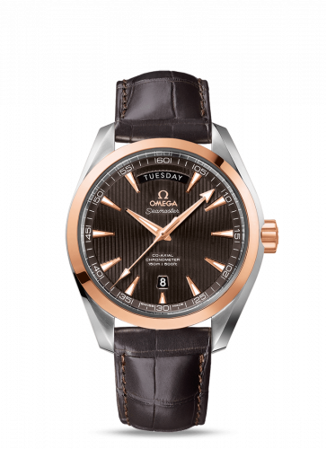 Seamaster Aqua Terra 150m Co-Axial 41.5 Day-Date Stainless Steel / Red Gold / Grey