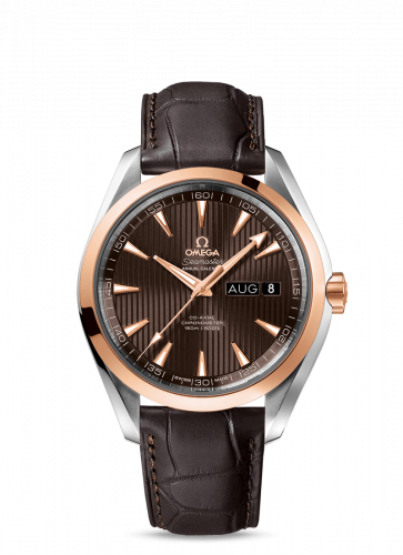 Seamaster Aqua Terra 150M Co-Axial 43 Annual Calendar Stainless Steel / Red Gold / Grey