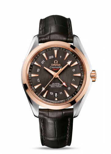 Seamaster Aqua Terra 150M Co-Axial 43 GMT Stainless Steel / Red Gold / Grey / Glauser