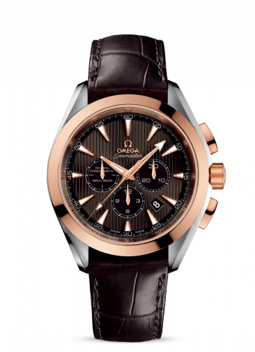 Seamaster Aqua Terra 150M Co-Axial 44 Chronograph Stainless Steel / Red Gold / Grey
