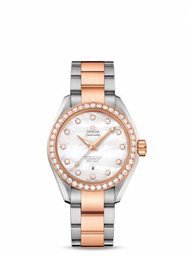 Seamaster Aqua Terra 150M Master Co-Axial 34 Stainless Steel / Sedna Gold / Diamond / MOP
