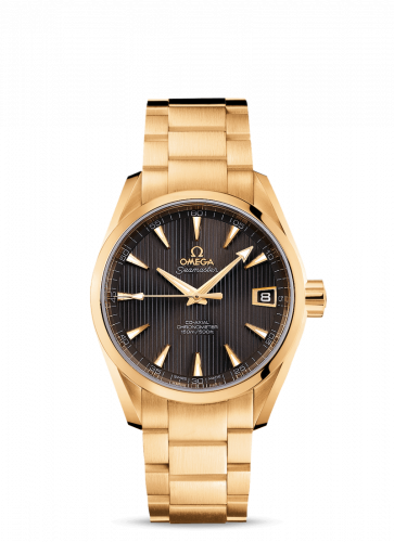 Seamaster Aqua Terra 150M Co-Axial 38.5 Yellow Gold / Grey / Bracelet