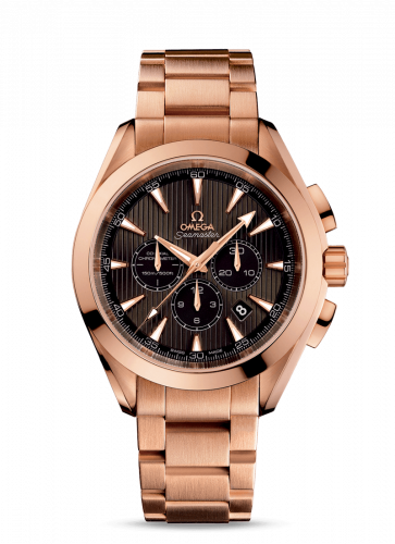 Seamaster Aqua Terra 150M Co-Axial 44 Chronograph Red Gold / Grey / Bracelet