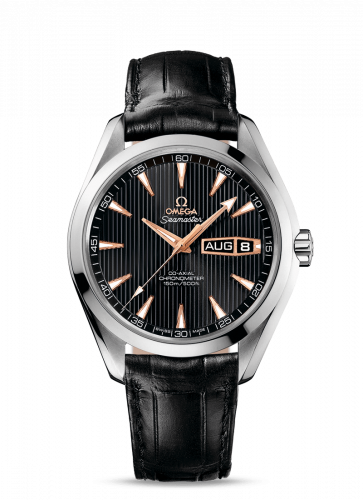 Seamaster Aqua Terra 150m Co-Axial 43 Annual Calendar White Gold / Grey