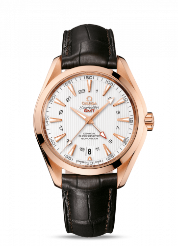 Seamaster Aqua Terra 150M Co-Axial 43 GMT Red Gold / Silver