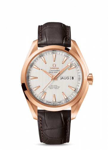 Seamaster Aqua Terra 150M Co-Axial 43 Annual Calendar Red Gold / Silver