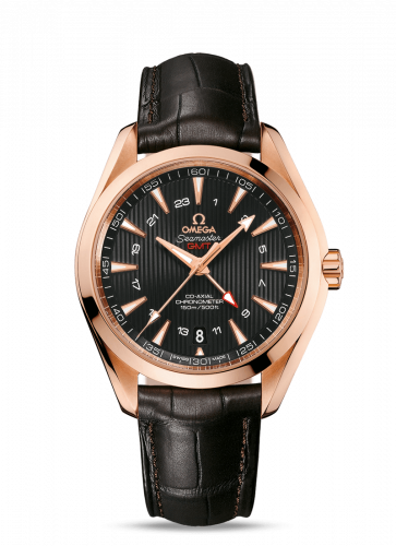 Seamaster Aqua Terra 150M Co-Axial 43 GMT Red Gold / Grey