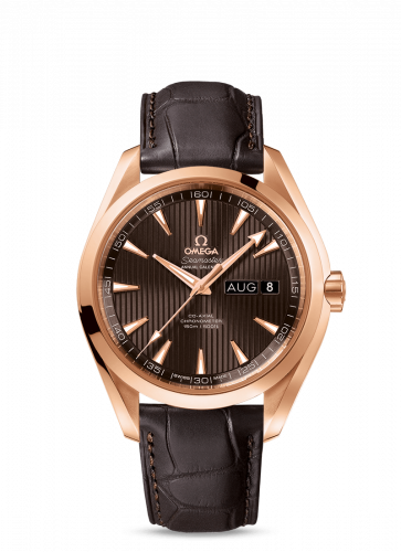Seamaster Aqua Terra 150M Co-Axial 43 Annual Calendar Red Gold / Grey