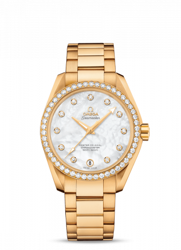 Seamaster Aqua Terra 150M Master Co-Axial 38.5 Yellow Gold / Diamond / MOP / Bracelet