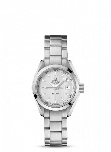 Seamaster Aqua Terra 150M Quartz 30 Stainless Steel / Silver / Bracelet