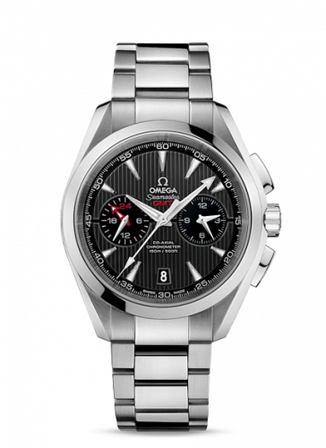 Seamaster Aqua Terra 150M Co-Axial 43 GMT Chronograph Stainless Steel / Grey / Bracelet