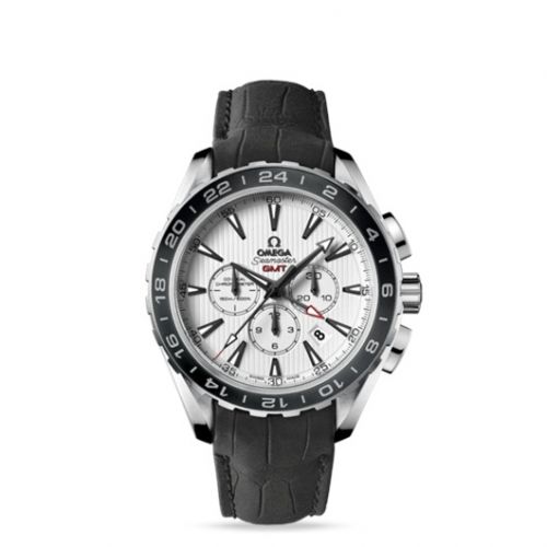 Seamaster Aqua Terra 150M Co-Axial 44 GMT Chronograph Stainless Steel / Silver