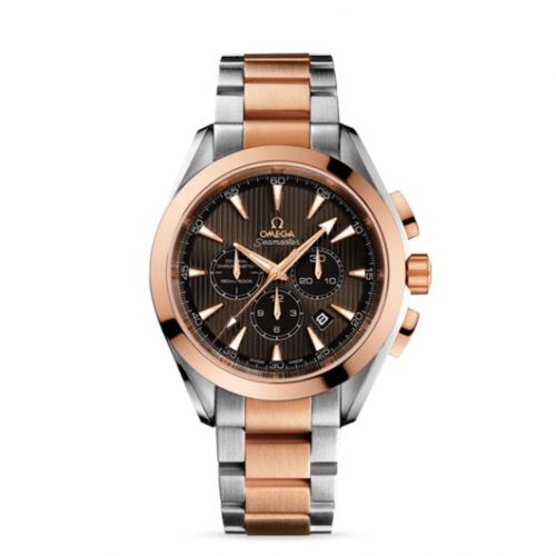 Seamaster Aqua Terra 150M Co-Axial 44 Chronograph Stainless Steel / Red Gold / Grey / Bracelet