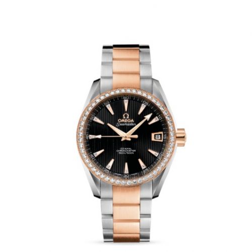 Seamaster Aqua Terra 150M Co-Axial 38.5 Stainless Steel / Red Gold / Diamond / Black / Bracelet