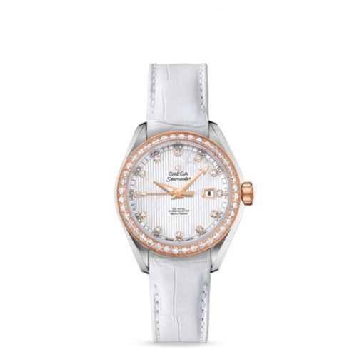 Seamaster Aqua Terra 150M Co-Axial 34 Stainless Steel / Red Gold / Diamond / MOP