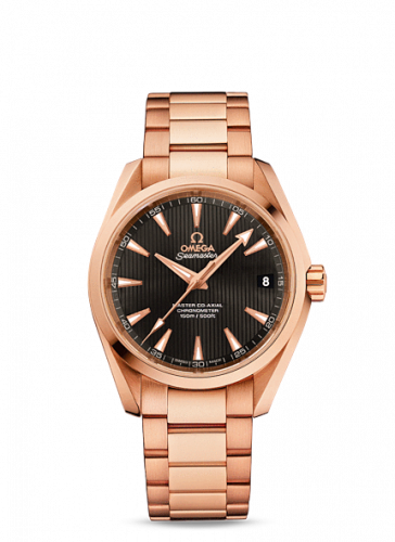 Seamaster Aqua Terra 150m Master Co-Axial 38.5 Red Gold / Grey / Bracelet