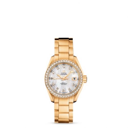 Seamaster Aqua Terra 150M Co-Axial 30 Yellow Gold / Diamond / MOP / Bracelet