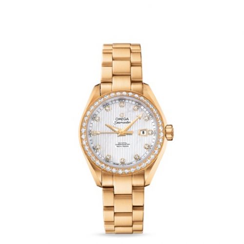 Seamaster Aqua Terra 150M Co-Axial 34 Yellow Gold / Diamond / MOP / Bracelet