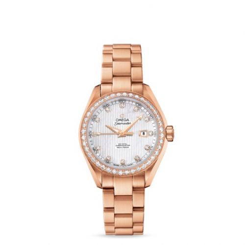 Seamaster Aqua Terra 150M Co-Axial 34 Yellow Gold / Diamond / MOP / Bracelet