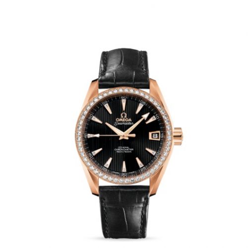 Seamaster Aqua Terra 150M Co-Axial 38.5 Red Gold / Diamond / Black