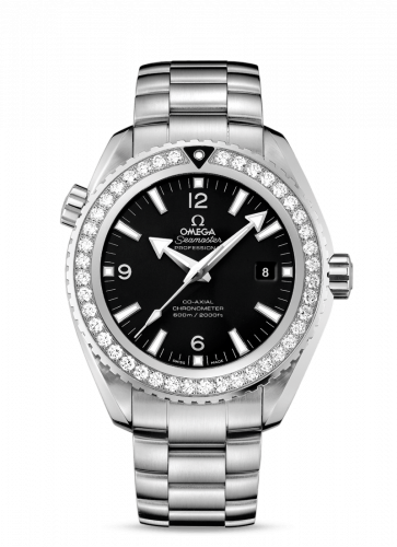 Seamaster Planet Ocean 600M Co-Axial 45.5 Stainless Steel / Diamond / Black / Bracelet