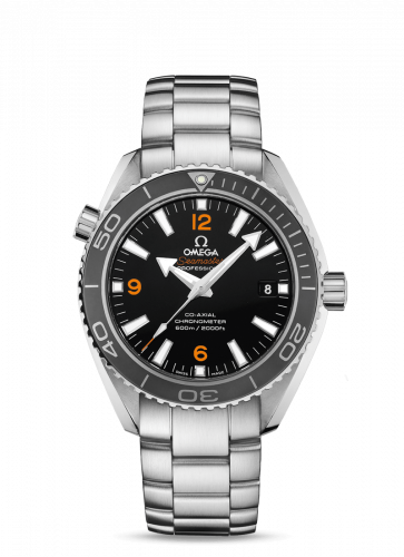 Seamaster Planet Ocean 600M Co-Axial 42 Stainless Steel / Orange Numerals / Bracelet